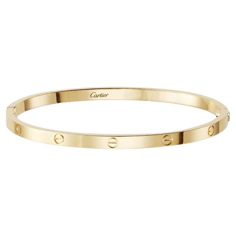 thin love bracelet cartier|cartier love bracelet no screw.